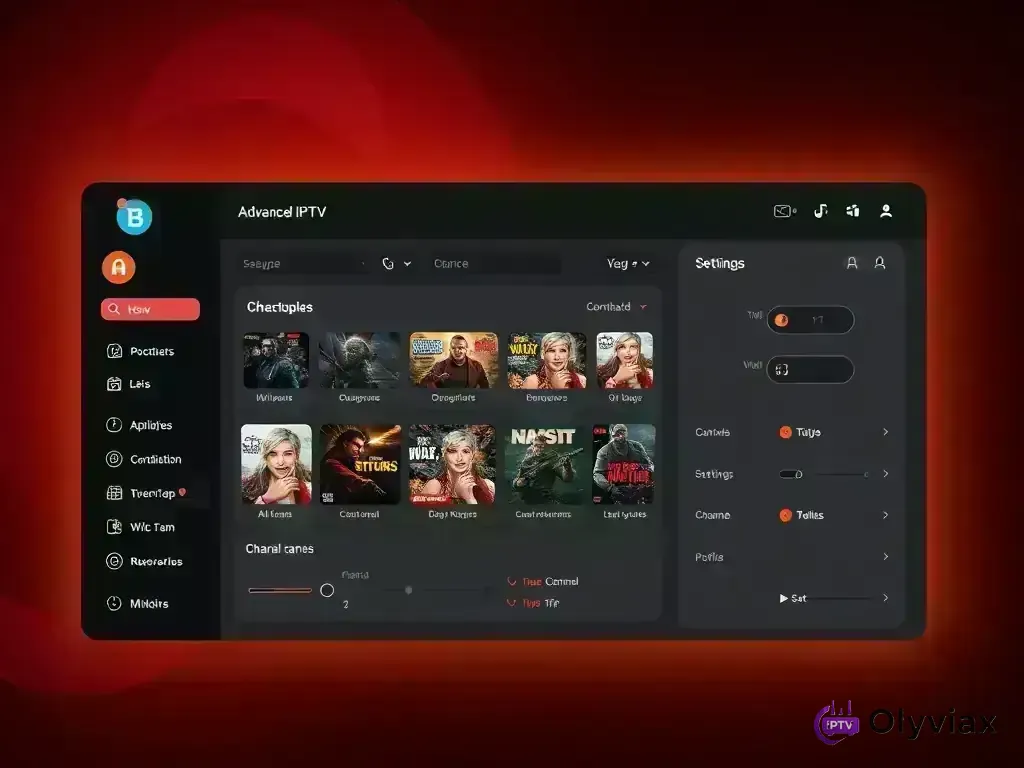 Dashboard showing Olyviax advanced features