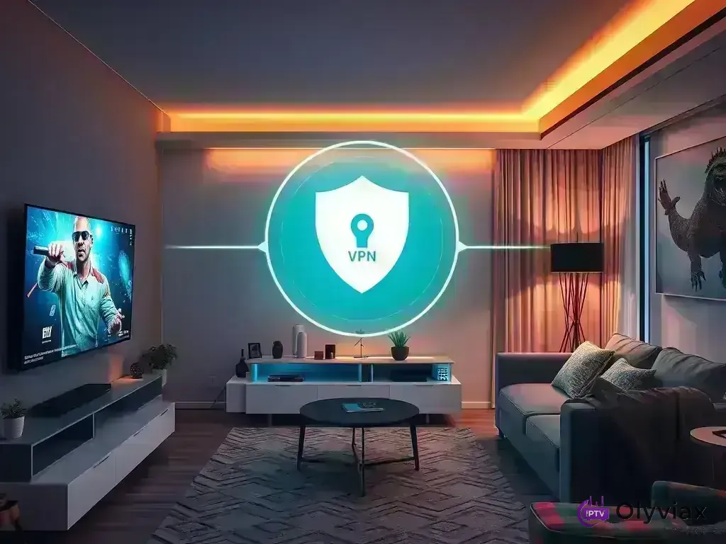 Secure streaming setup with VPN and security features